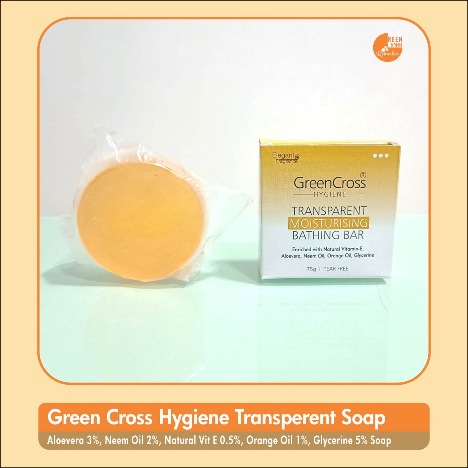 Green Cross Hygiene Transparent Glycerine Soap