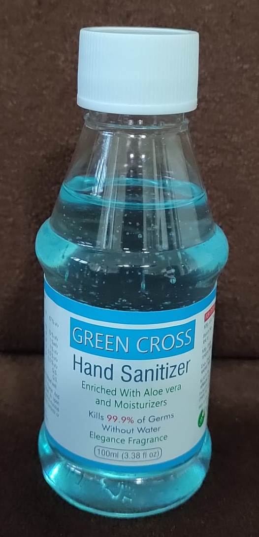 GREEN CROSS HAND SANITIZER GEL 100 ML ALEX BOTTLE