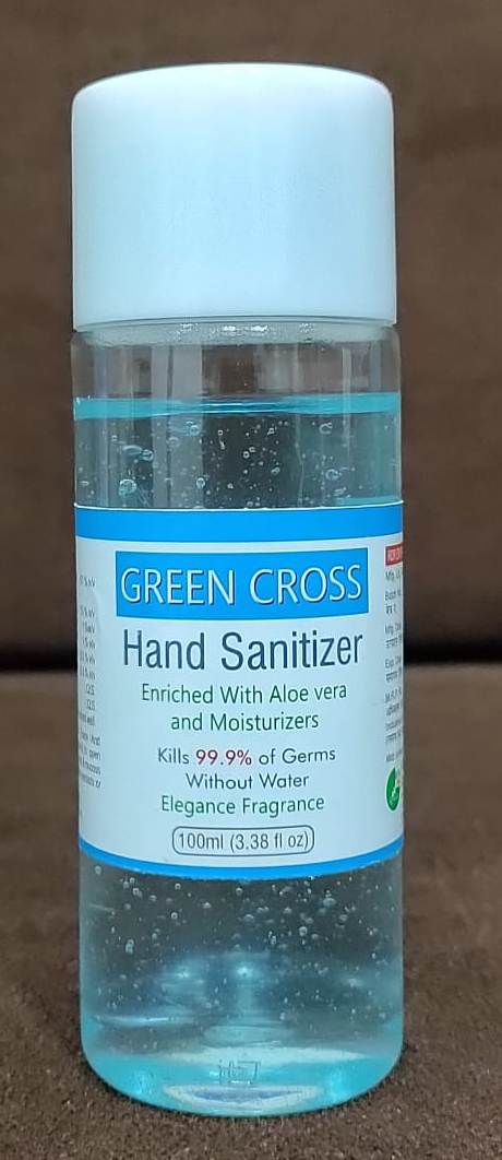 GREEN CROSS HAND SANITIZER GEL 100 ML ROUND BOTTLE