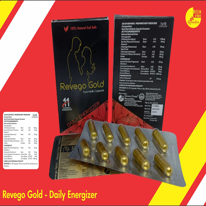 REVEGO GOLD CAPSULE (HERBAL SEX TONIC)