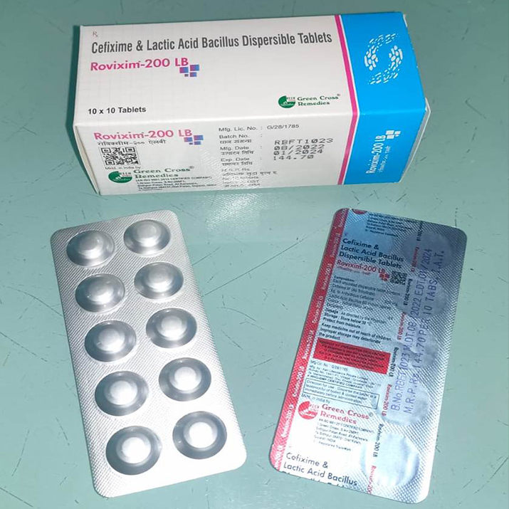 ROVIXIM 200 LB TAB (CEFIXIME 200 TABLET)